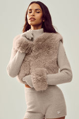 Courchevel Cashmere Gloves - Oat Heather