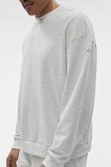 Chill Crew Neck Pullover - White Heather