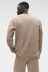 Waffle Lounge Long Sleeve Crew - Gravel