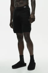 7" Cotton Cashmere Ever Soft Short - Black