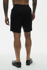 7" Linen Jersey Coastal Short - Black