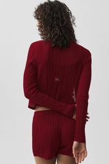 Sweater Sunlit Cardigan - Summer Romance Red