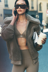 Sherpa Downtown Jacket - Light Cocoa