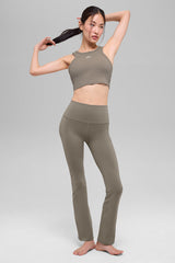 Airbrush High-Waist 7/8 Bootcut Legging - Light Cocoa