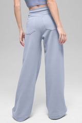 Serenity Wide Leg Sweatpant - Winter Frost