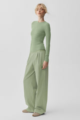 Suit Up Trouser (Long) - Dune Grass