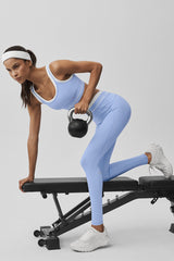Airbrush High-Waist 7/8 Better Together Legging - Light Provence Blue/White