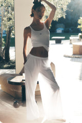 Breezy Wide Leg Pant (Regular) - White