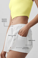 Breezy Tennis Skirt - White