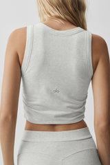 Sway Bra Tank - White Heather