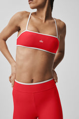 Airlift Charger Bra - Bright Red/White