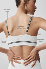 Airbrush Fast Track Bra - White/Black