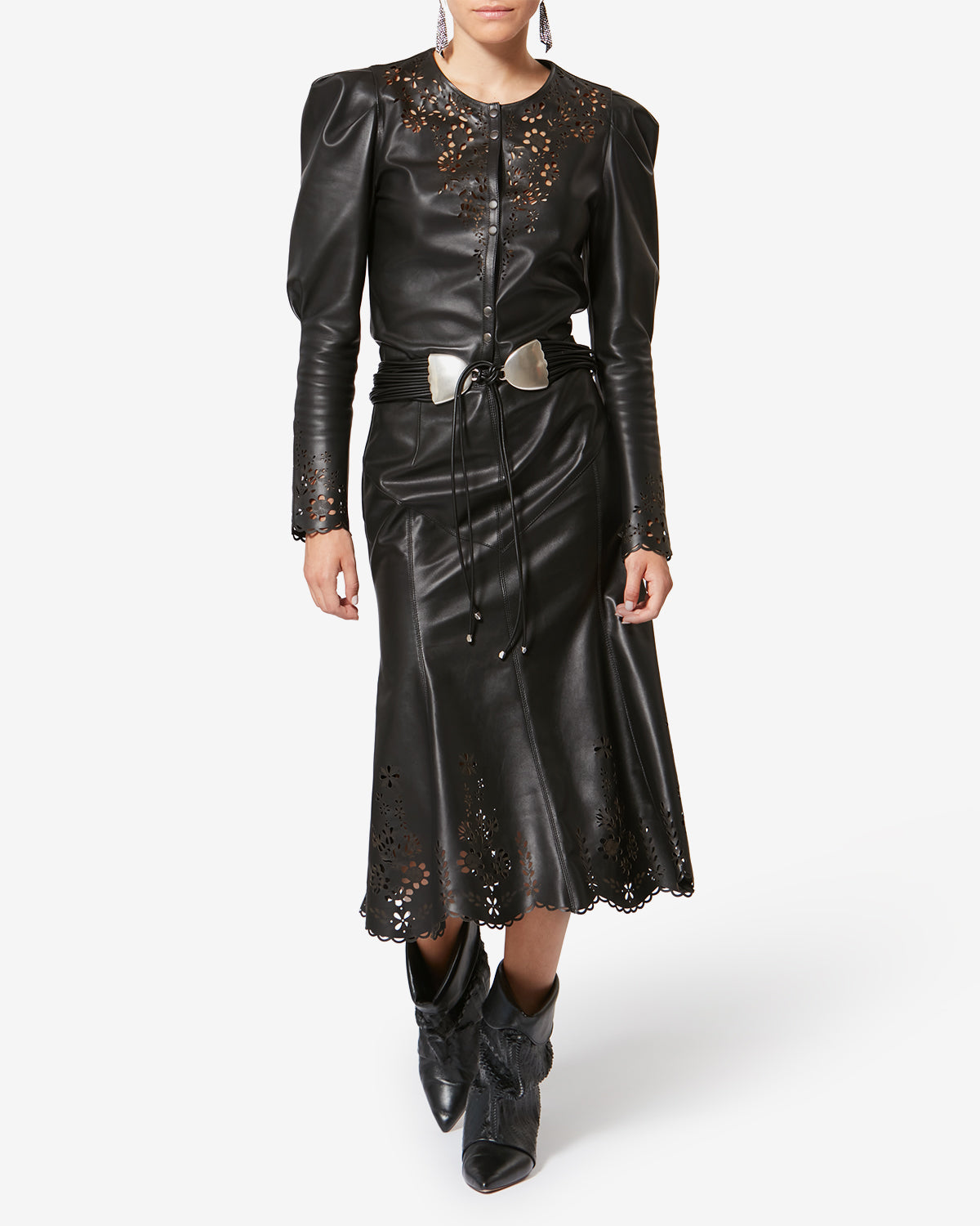 JUPE NISIA EN CUIR