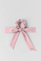 Love Knots Tie Scrunchie - Vintage Pink