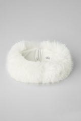 Opulent Faux Fur Wintersun Headband - Ivory