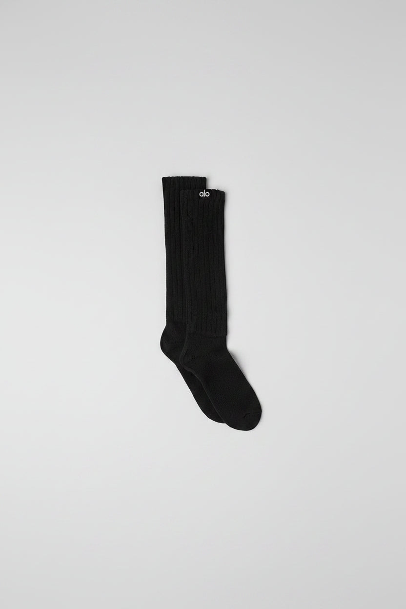 Unisex Scrunch Sock - Black
