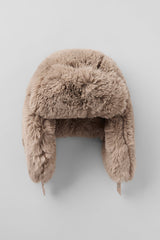 Faux Fur Starstruck Hat - Oat