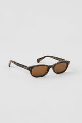 ALO Skinny Oval Sunglasses - Tortoise