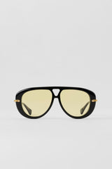 ALO Aviator Sunglasses - Black/Yellow