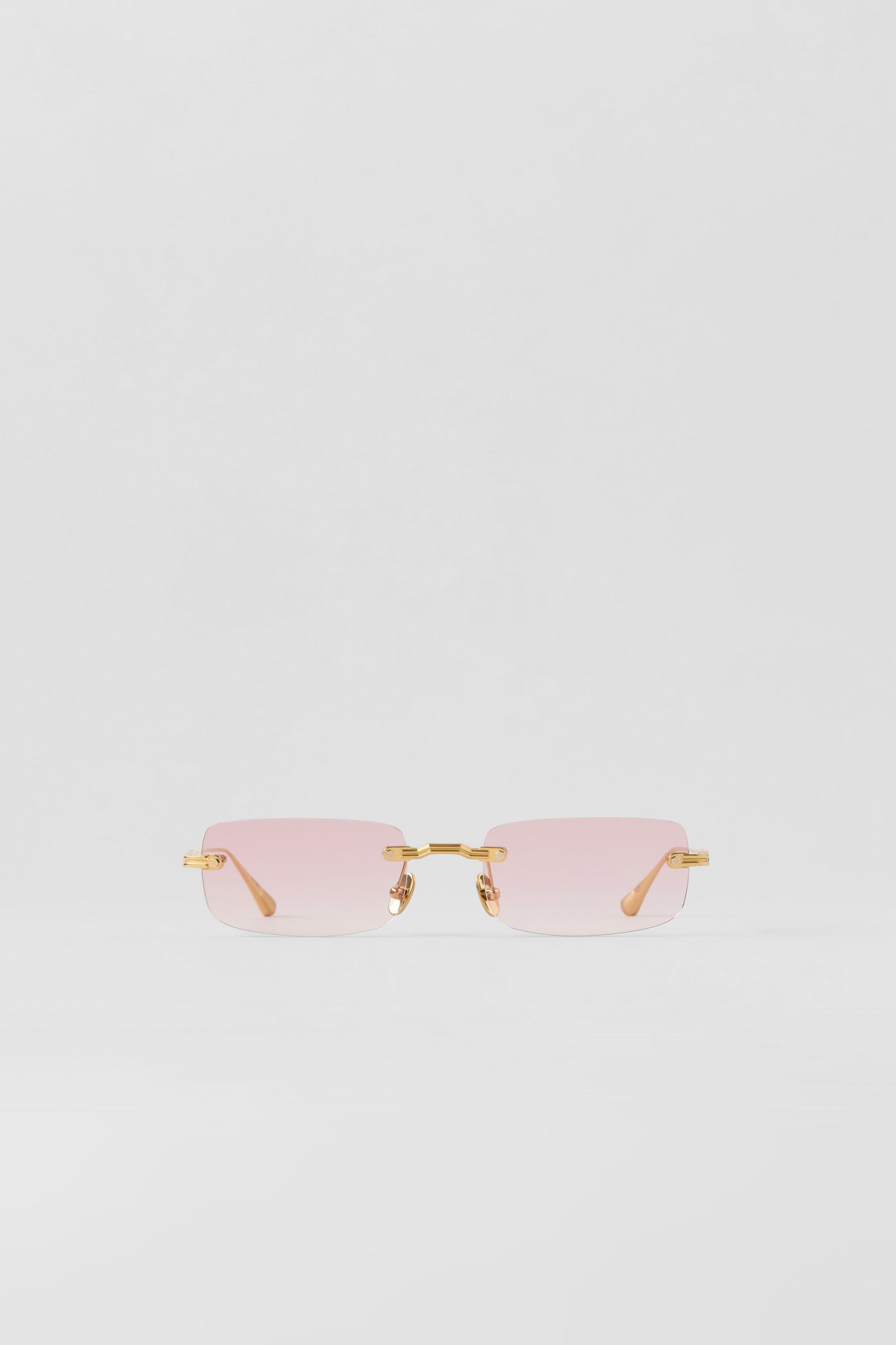 ALO Wire Sunglasses - Gold/Pink Gradient