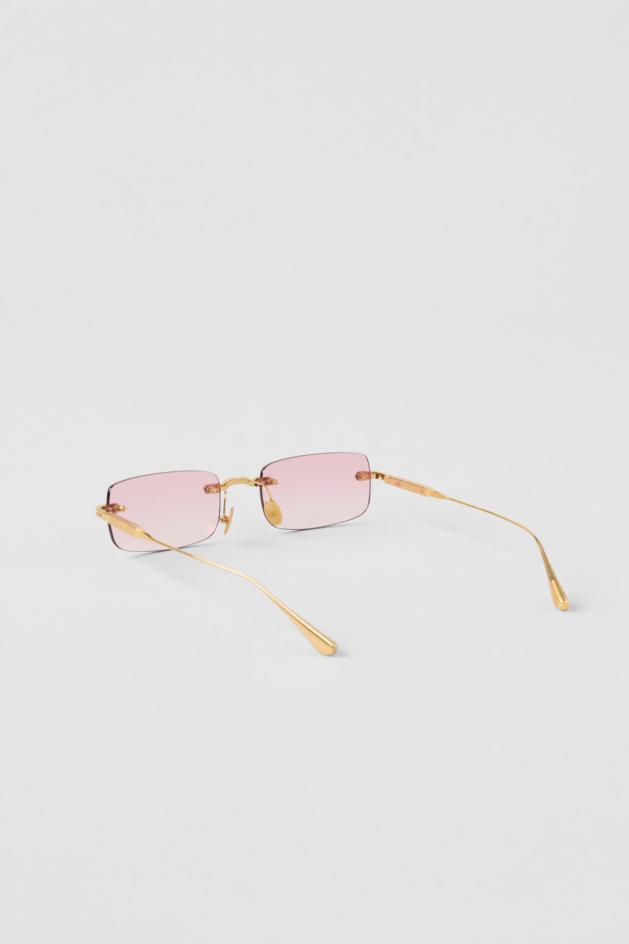 ALO Wire Sunglasses - Gold/Pink Gradient