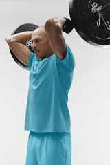 Conquer Reform Crewneck Short Sleeve - Blue Breeze