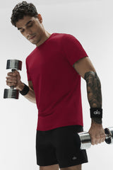 Conquer Reform Crewneck Short Sleeve - Garnet