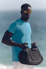 ALO Vapor Crewneck Short Sleeve - Blue Breeze
