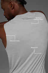 The Triumph Muscle Tank - Athletic Heather Grey