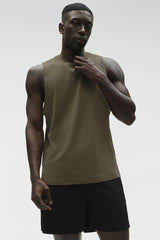 ALO Vapor Muscle Tank - Olive Tree