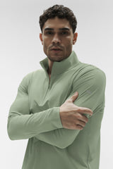 Conquer 1/4 Zip Reform Long Sleeve - Dune Grass