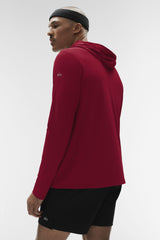 Conquer Reform Long Sleeve With Hood - Garnet