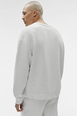 Chill Crew Neck Pullover - White Heather