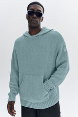 Textured Knit Hoodie - Desert Sage