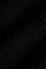 Domain Rib Knit Sweatpant - Black