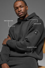 Scholar Hooded Sweater - Anthracite