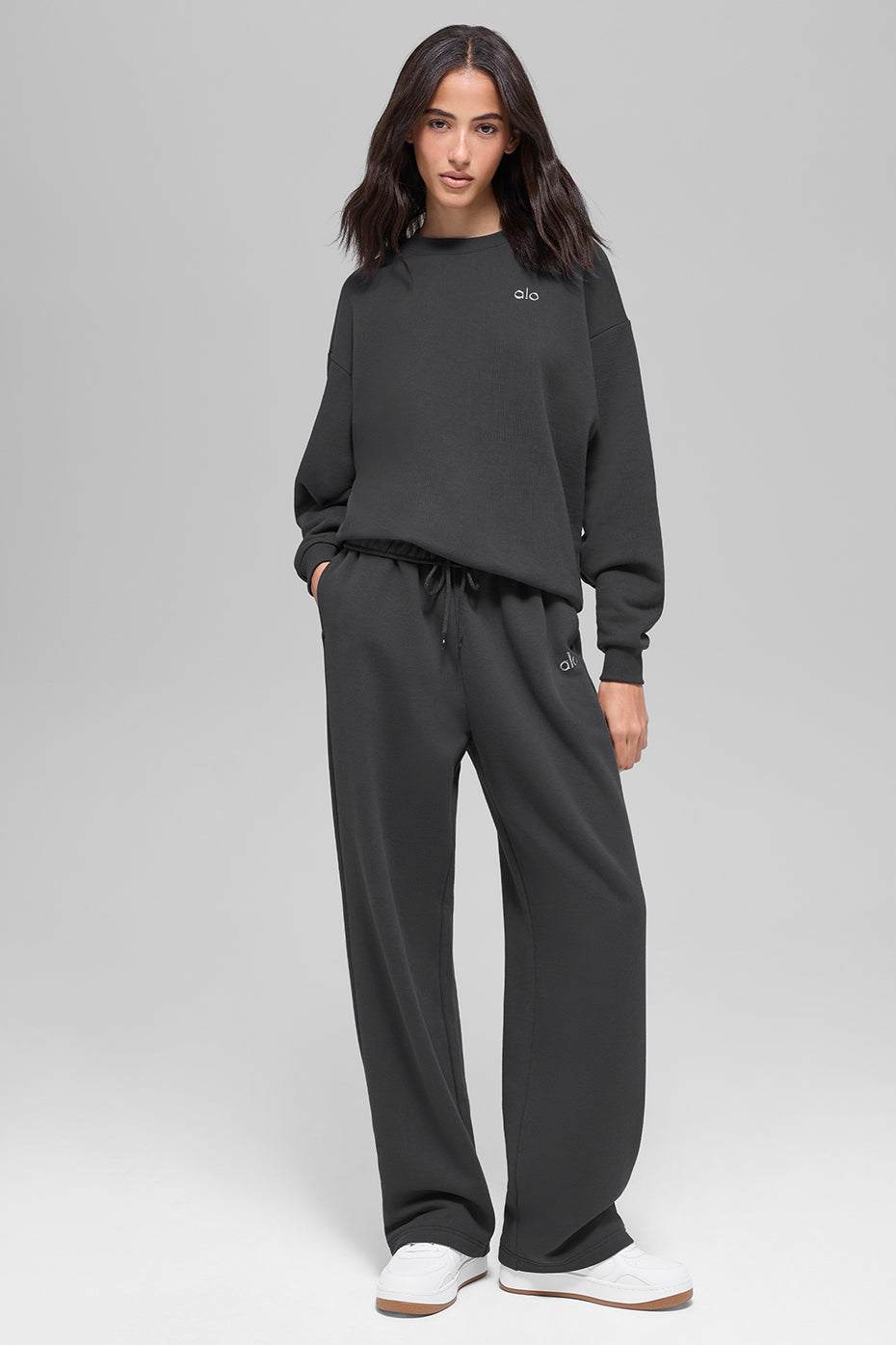 Accolade Crew Neck Pullover - Anthracite