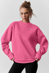 Accolade Crew Neck Pullover - Paradise Pink