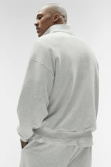 Accolade 1/4 Zip Pullover - White Heather