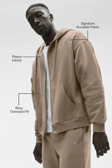 Accolade Full Zip Hoodie - Gravel