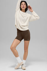 Unisex Wool Cashmere New Class Crewneck Sweater - Bone Heather