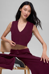 Supernatural Sweater Tank - Burgundy