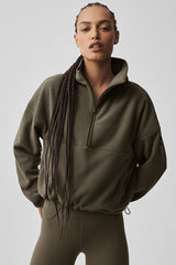 Polar Fleece Retreat Cover Up - Olive Tree