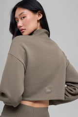 Cropped Serenity Coverup - Light Cocoa