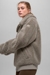 Sherpa Downtown Jacket - Light Cocoa