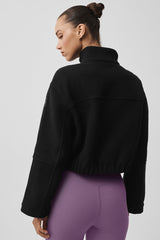 Double Face Wool City Girl Jacket - Black