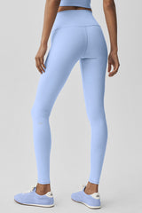 High-Waist Airbrush Legging - Light Provence Blue
