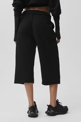 Accolade Cutoff Sweatpant - Black
