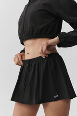 Breezy Tennis Skirt - Black