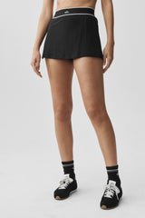 ALO Softsculpt Amp It Up Tennis Skirt - Black